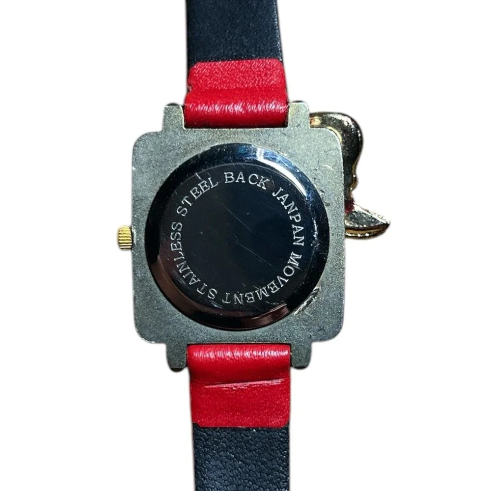 Vintage Jennie B Red Hatter Watch Leather Band New Battery